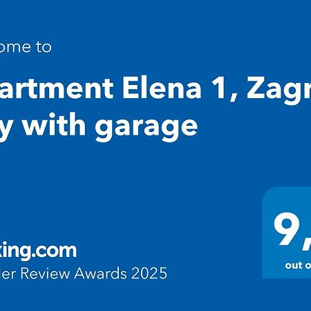 Apartment Elena 1, Zagreb City With Garage Exterior photo