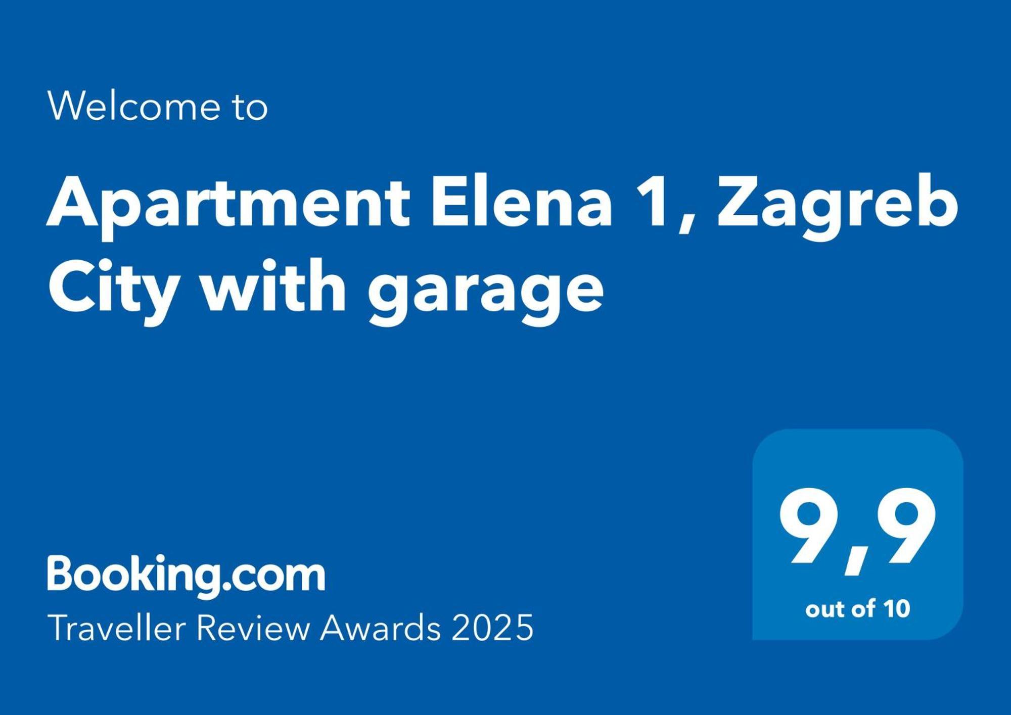 Apartment Elena 1, Zagreb City With Garage Exterior photo